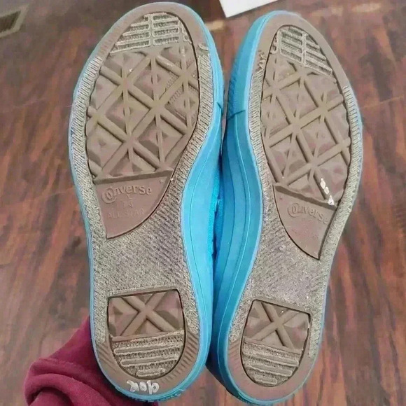 Converse Chuck Taylor All Star Lo Top Blue Sneaker M4 W6 - Picture 9 of 9